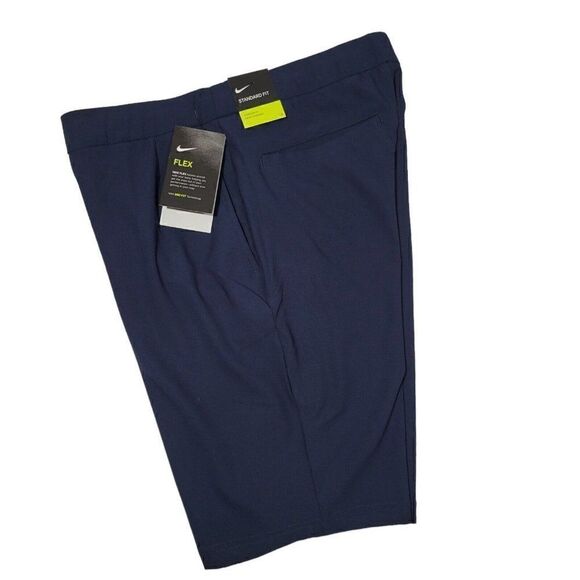 Nike Flex Golf Shorts Womens Small Flex UV Victory Dri-Fit Navy Blue UPF 40+ NWT - Picture 8 of 12